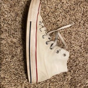 White High Top Converse